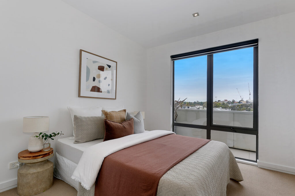 Property Styling Melbourne master bedroom